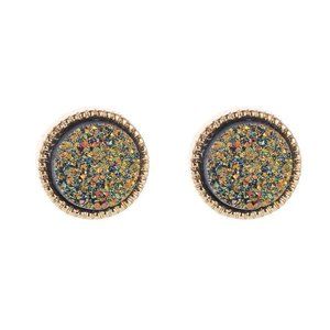 3/$20 New Druzy Round Stud Earrings